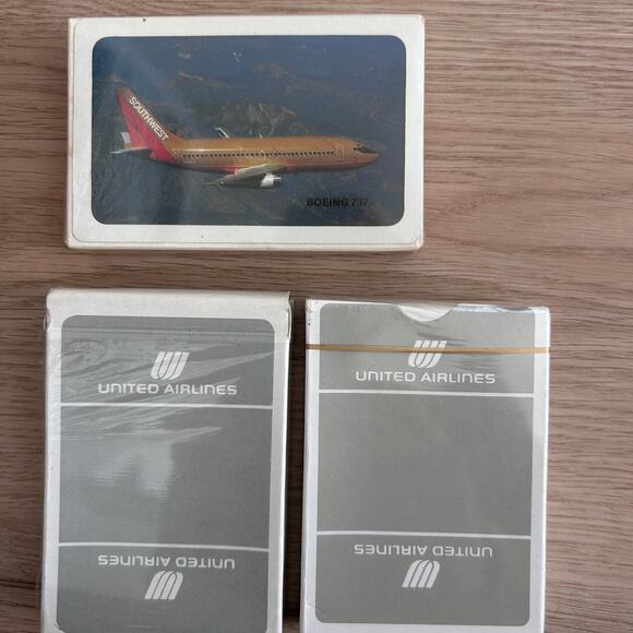 Vintage 14 Decks Playing Cards Airlines, Cruise American, TWA, United, Carnival - Picture 3 of 5